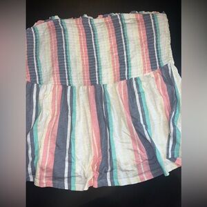 Torrid Striped Colorful Tube Top Size 3XL EUC